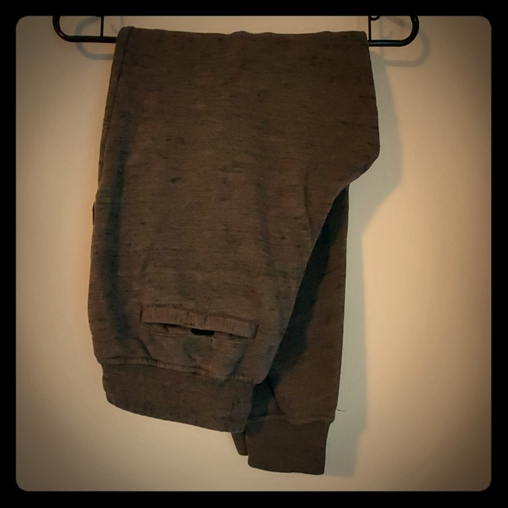 Green jogger sweats